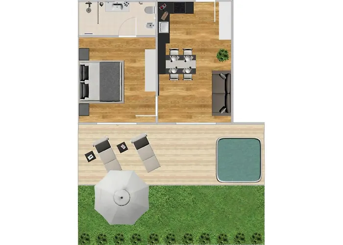Jacuzzi hotel: K1 Mountain Chalet - Luxury Apartements
